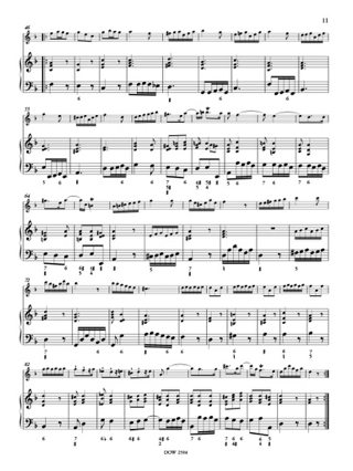 Sonate Op 2 N°2 en ré mineur - Benedetto Marcello - Partition